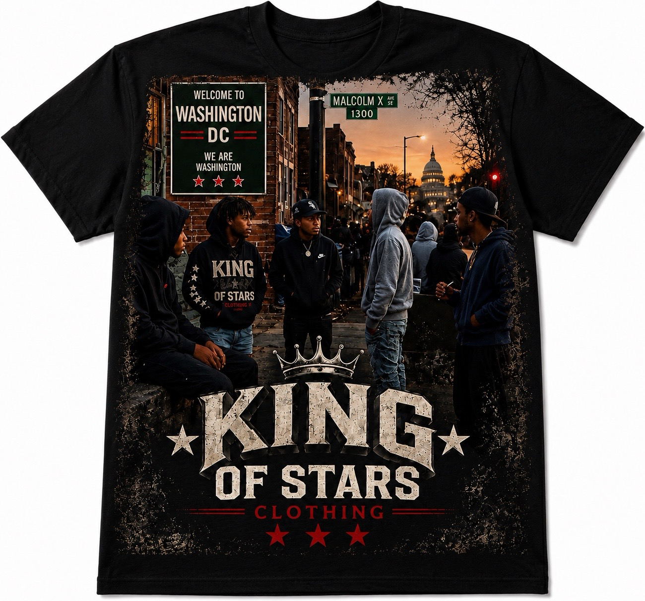 King of Stars | Washington DC Short Sleeve T-Shirt